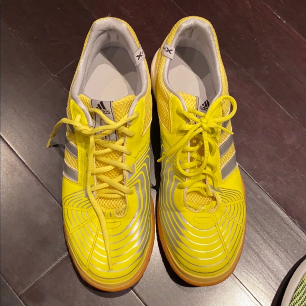 Yellow Adidas Sala shoe